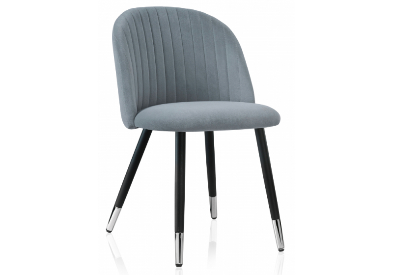 Стул на металлокаркасе Gabi gray / black (49x53x79). 