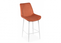 Барный стул Седа терракотовый (zd 432) / белый (49x57x102)