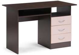 Компьютерный стол Бриз 110х60х75 ЛДСП венге / дуб белфорт (60x75)