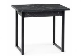 Стол деревянный Форли 90(150)х67 файерстоун / черный матовый (67x77)